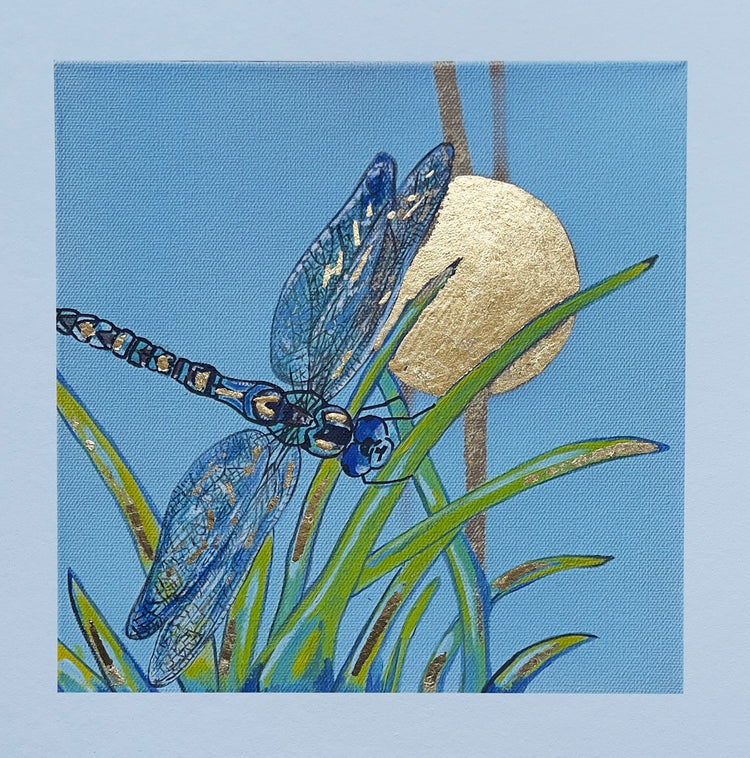 GOLD LEAF PRINTS - MOUNTED TO 12 x 12 INCHES