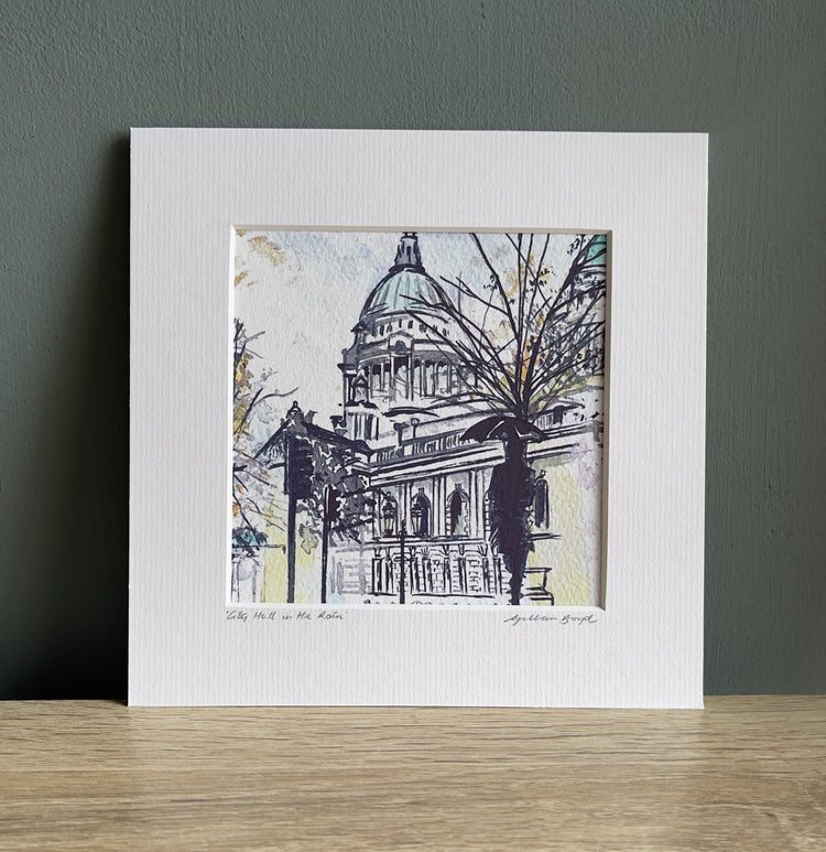 MOUNTED PRINTS TO AN OVERALL SIZE OF 7 x 7 INCHES