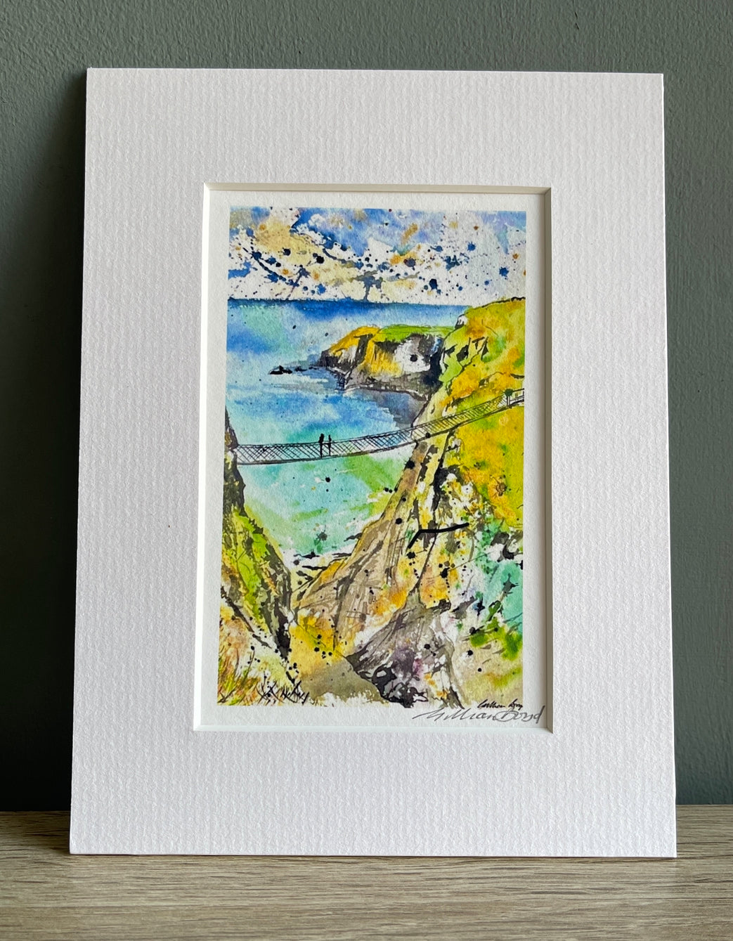 10 x 12 inch Carrick-a-rede Rope Bridge