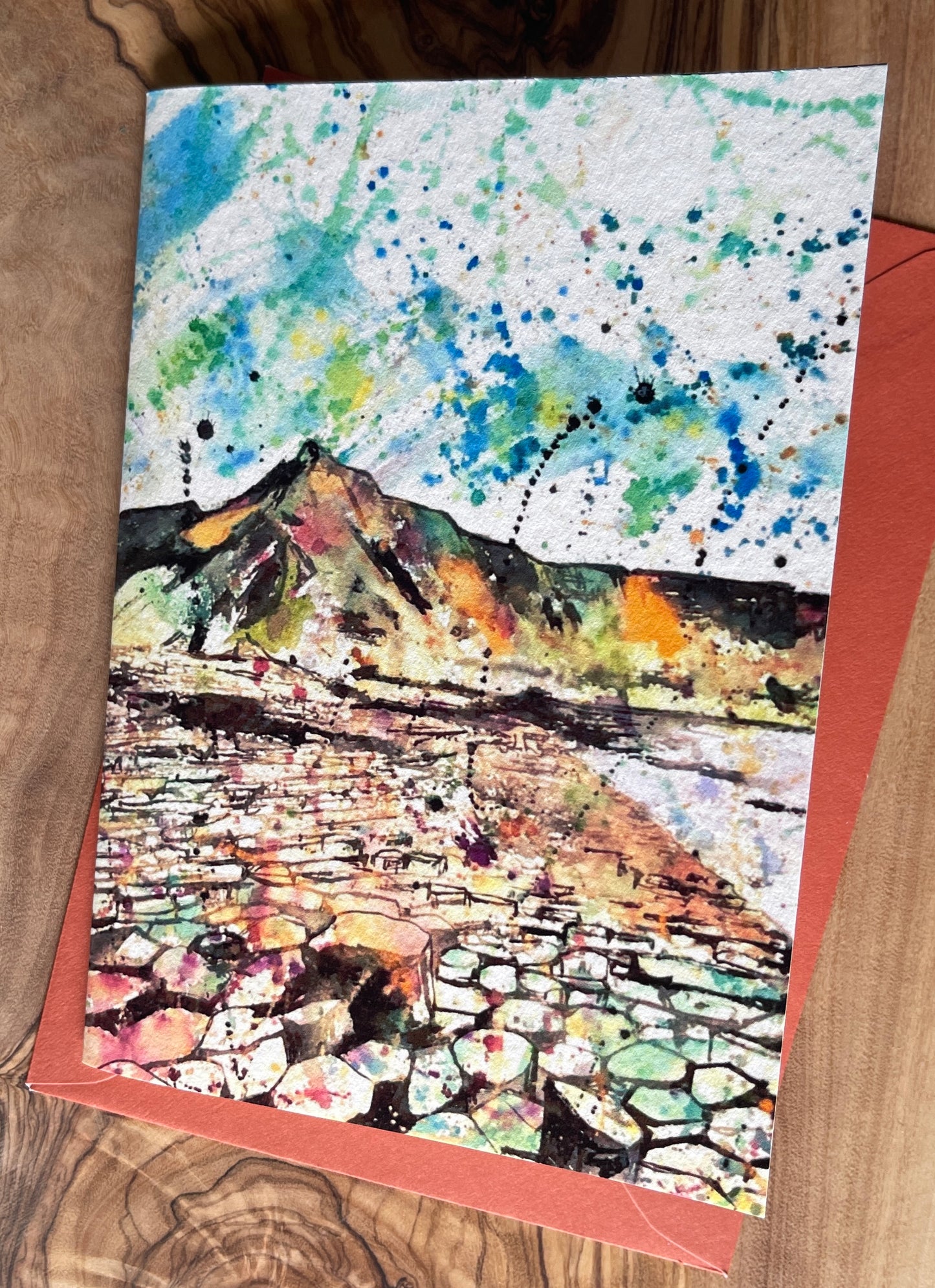 The Giant’s Causeway Card - A6 size