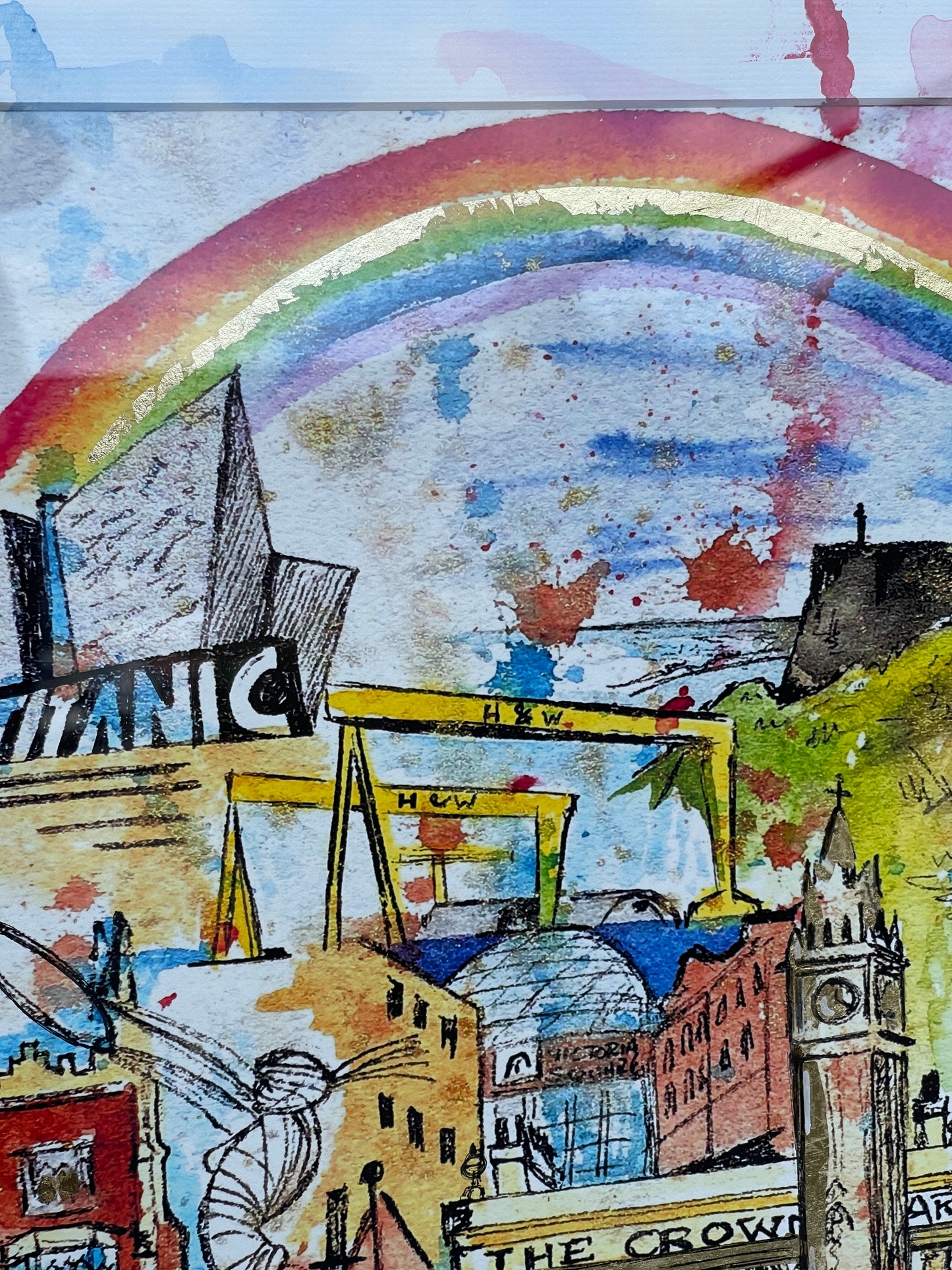 Belfast Landmarks Rainbow of Hope