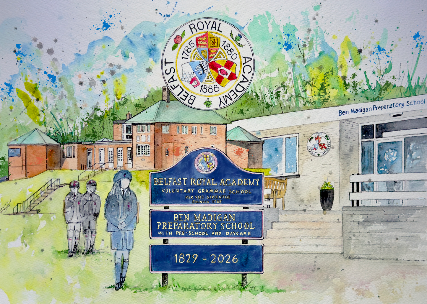Ben Madigan Preparatory Department Signed Limited Edition Print
