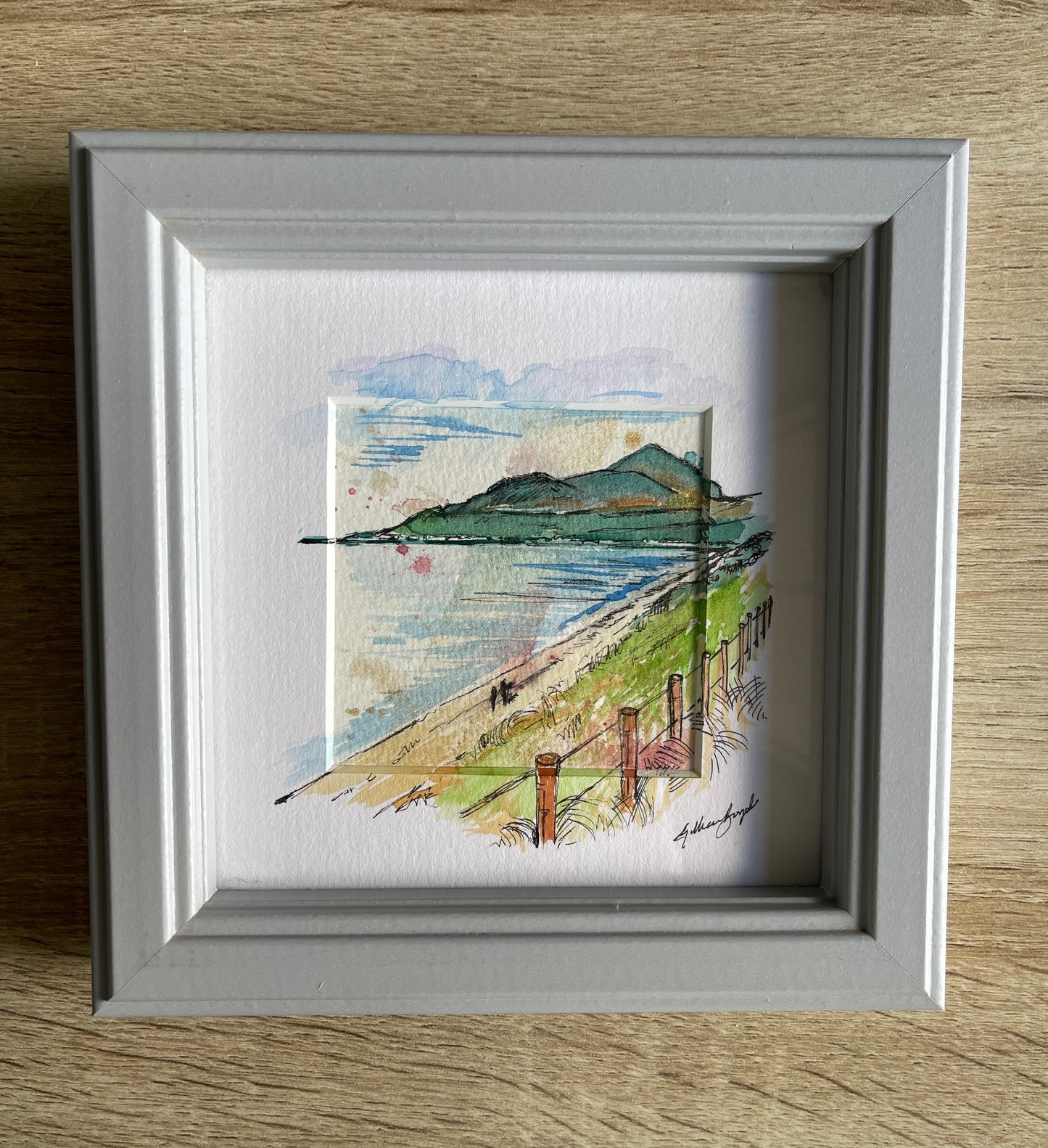 The Mournes from Murlough - Mini Original Scene