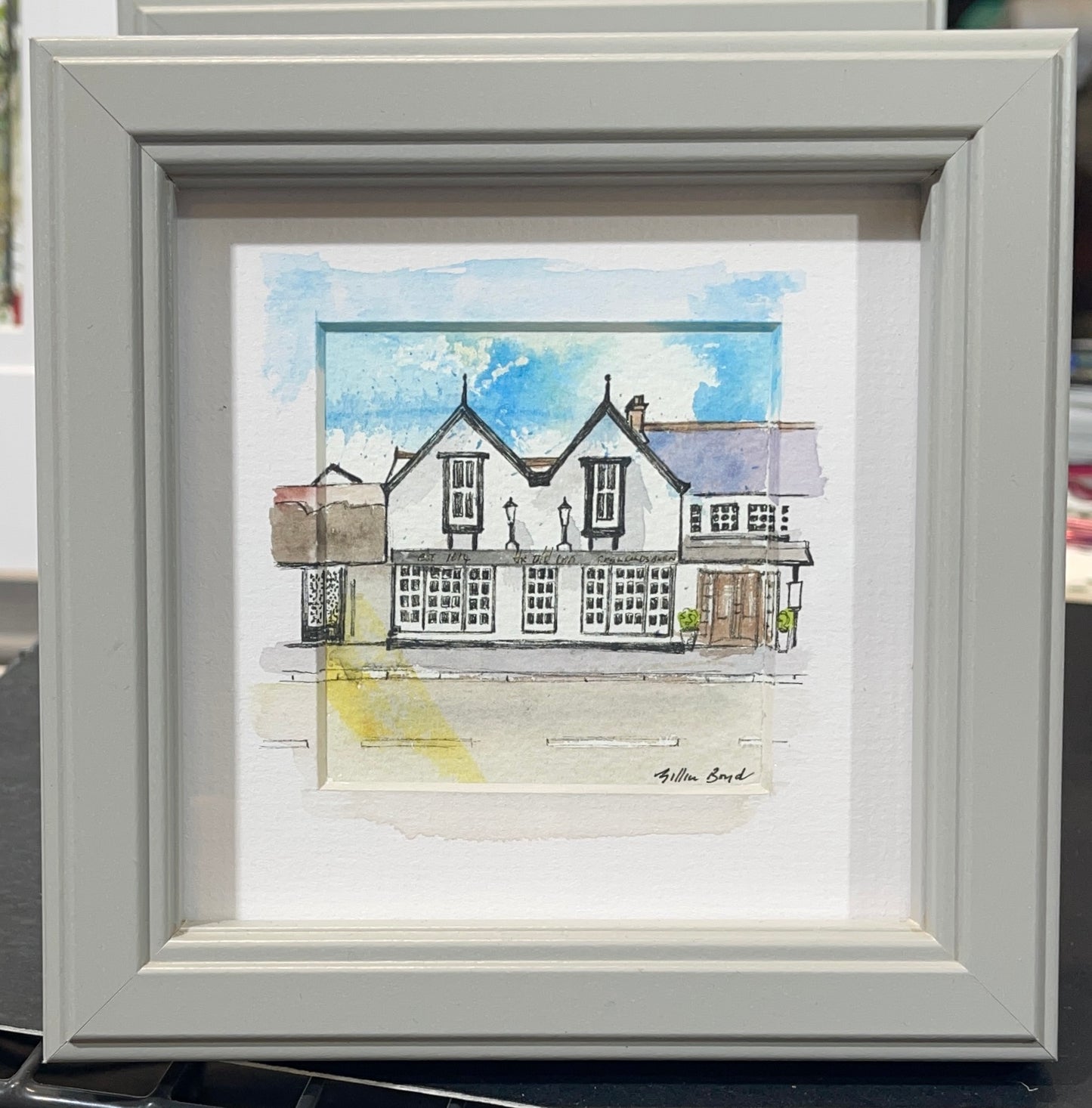 Old Inn Crawfordsburn - Mini Original Scene