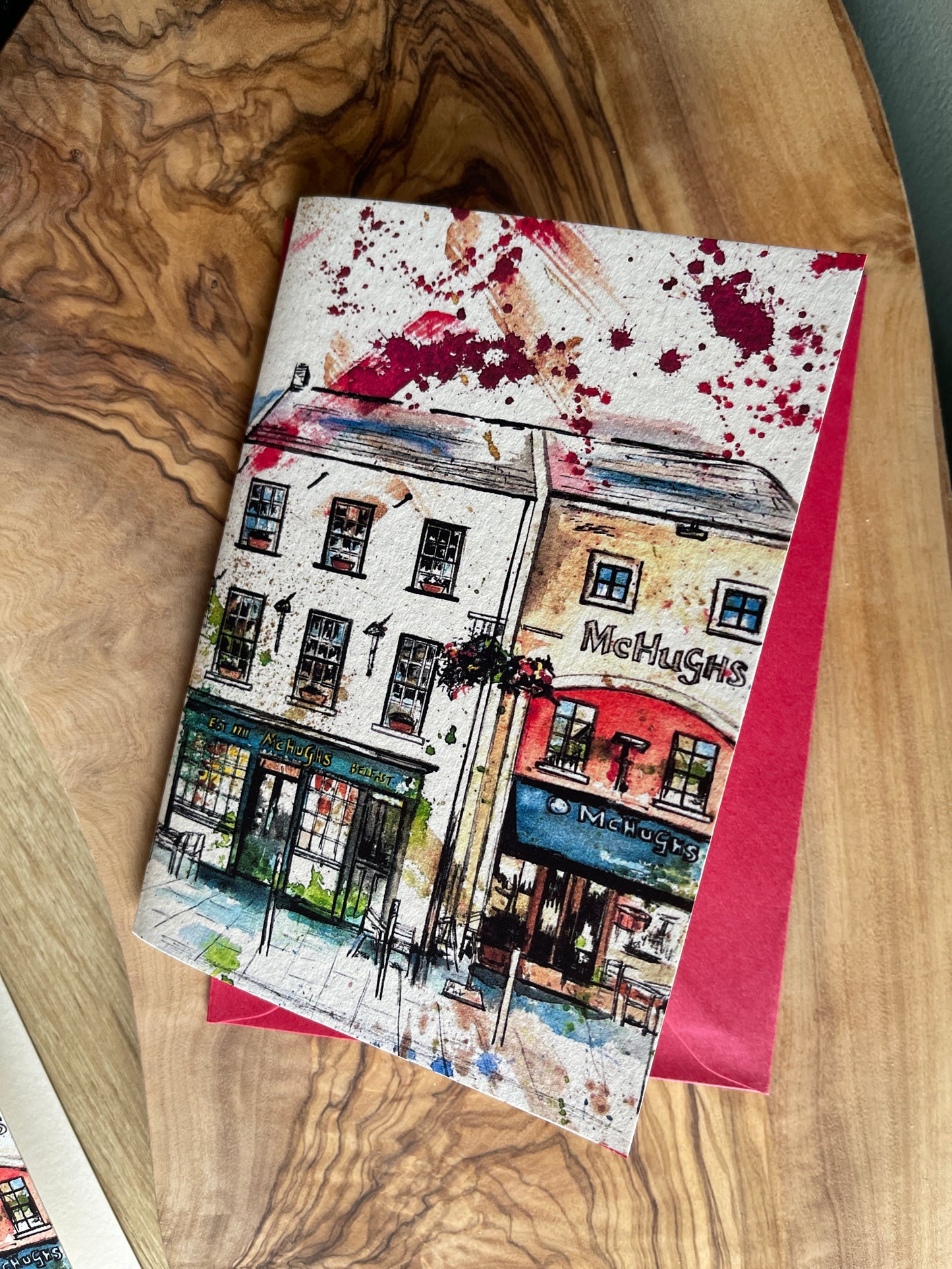 McHugh's Bar, Belfast - A6 size