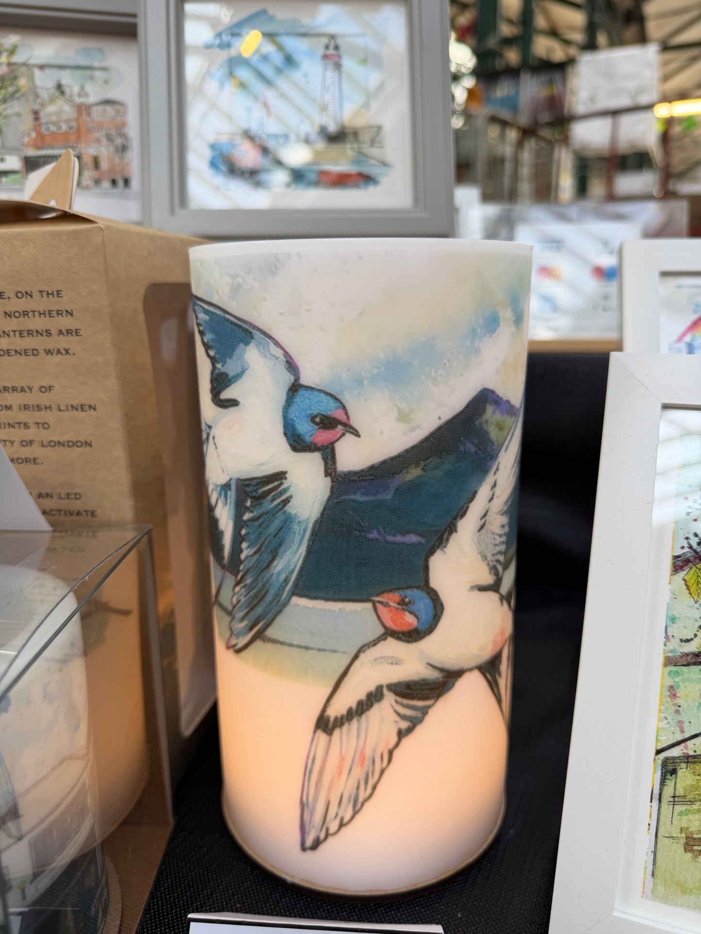 Swallows Hurricane Lantern