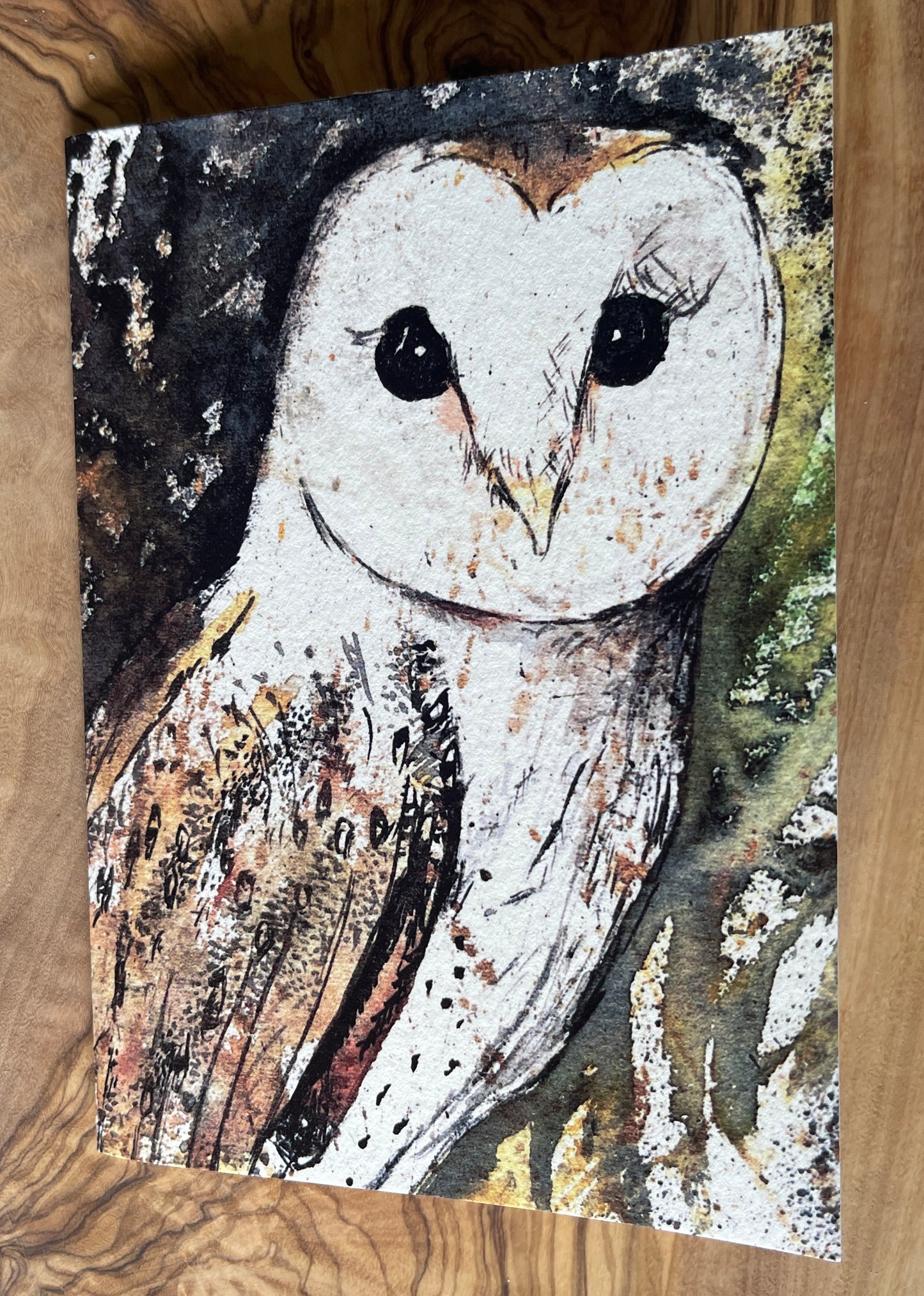 Barn Owl Card - A6 size