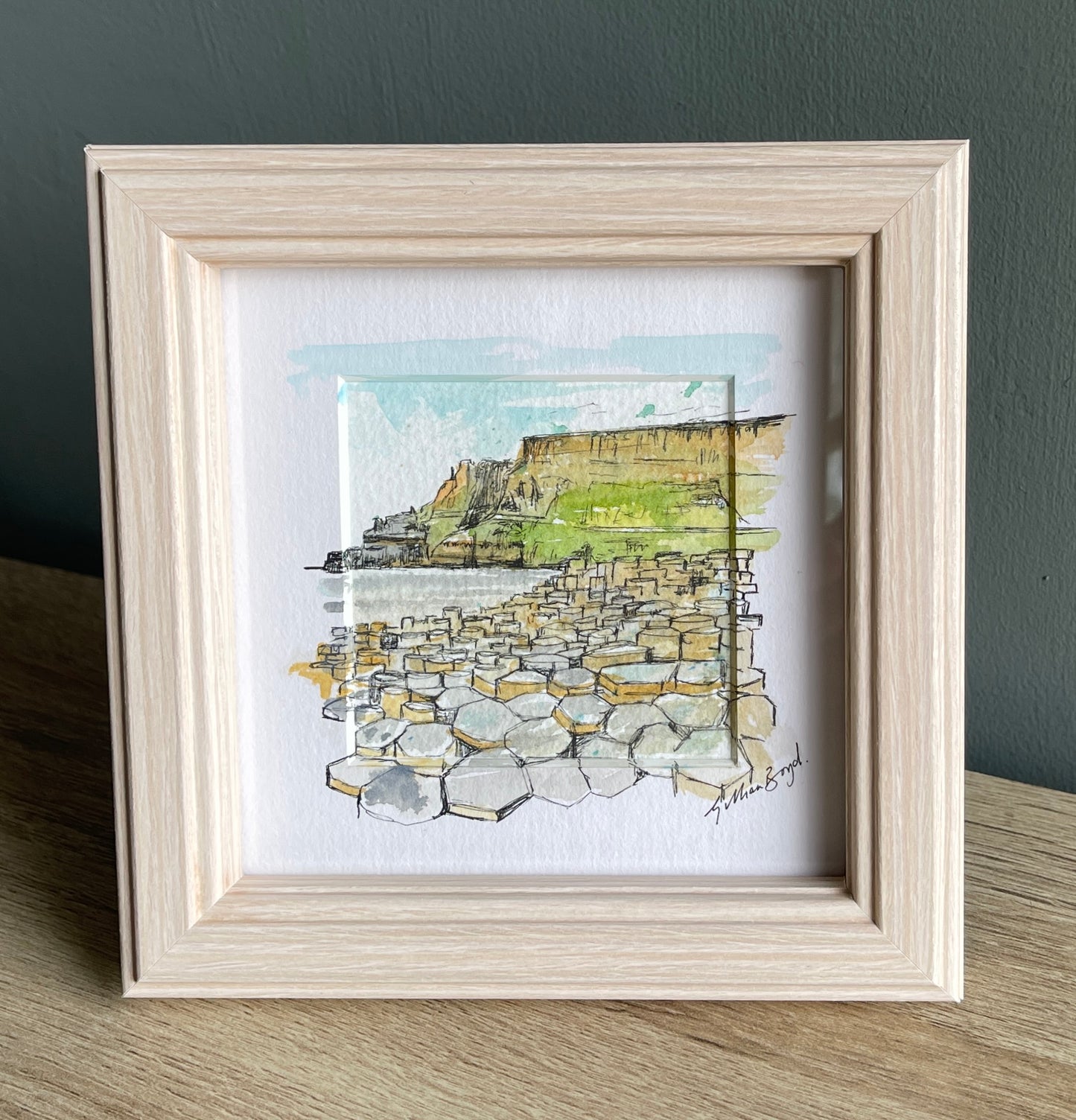 The Giant’s Causeway (earth tones) - Mini Original Scene