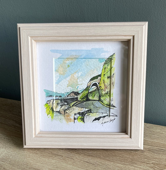 The Red Arch, Antrim Coast Road - Mini Original Scene