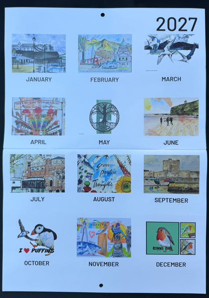 2027 A4 Calendar