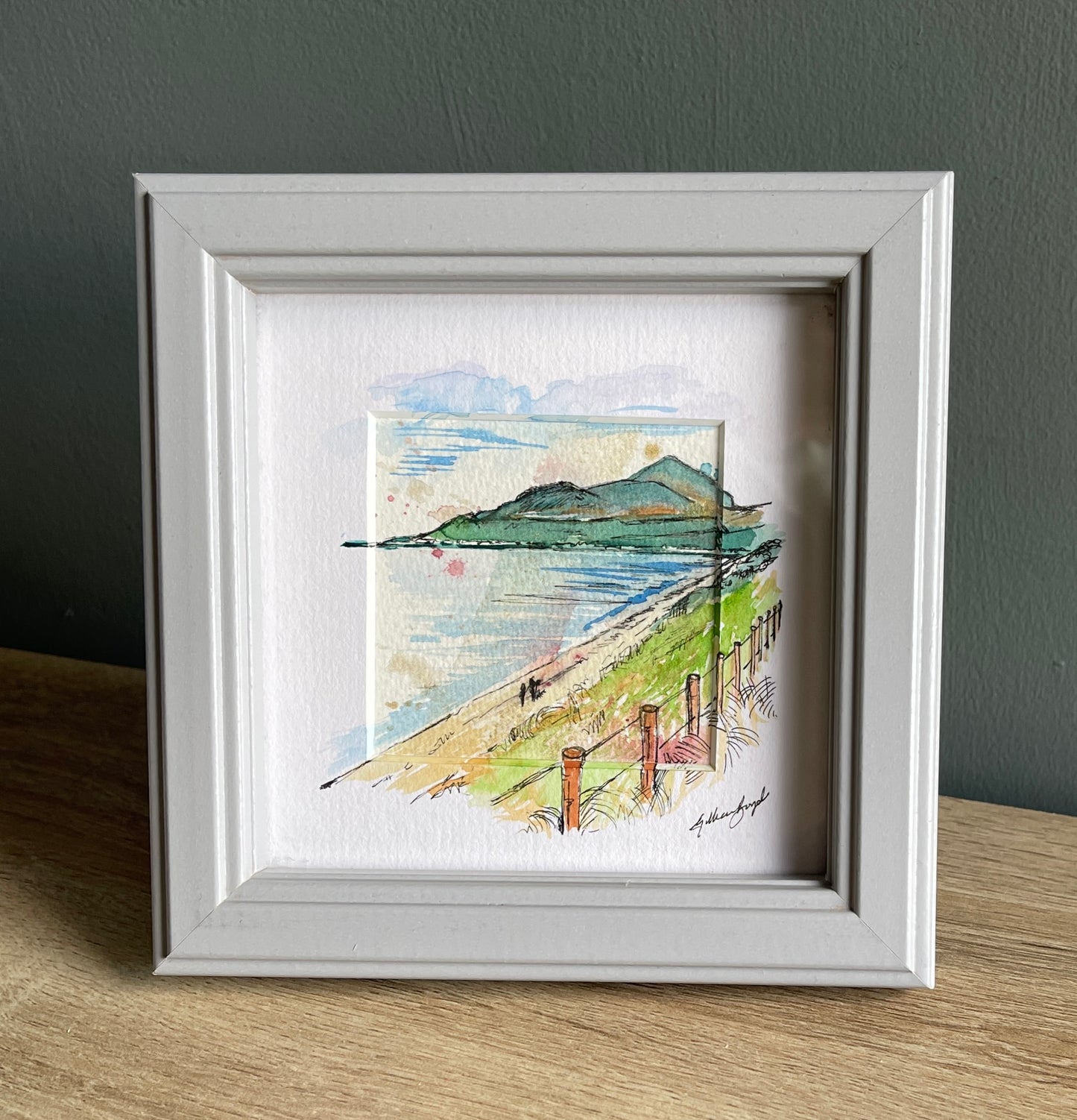 The Mournes from Murlough - Mini Original Scene