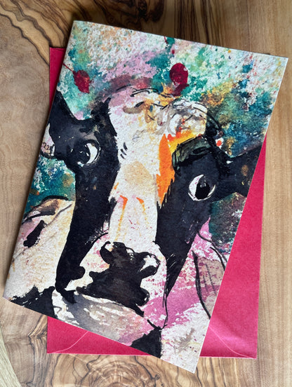 Cow Card - A6 size