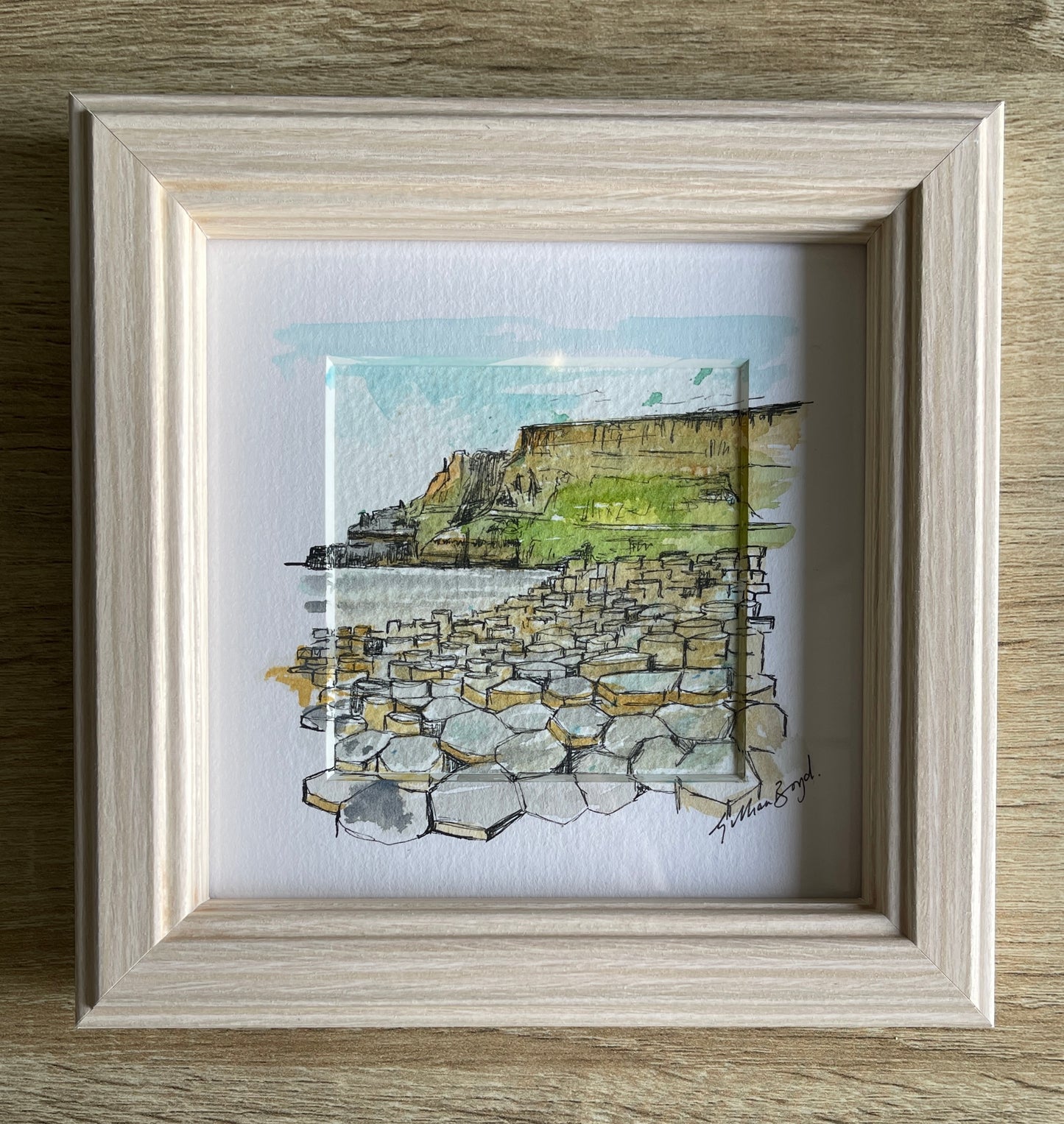 The Giant’s Causeway (earth tones) - Mini Original Scene