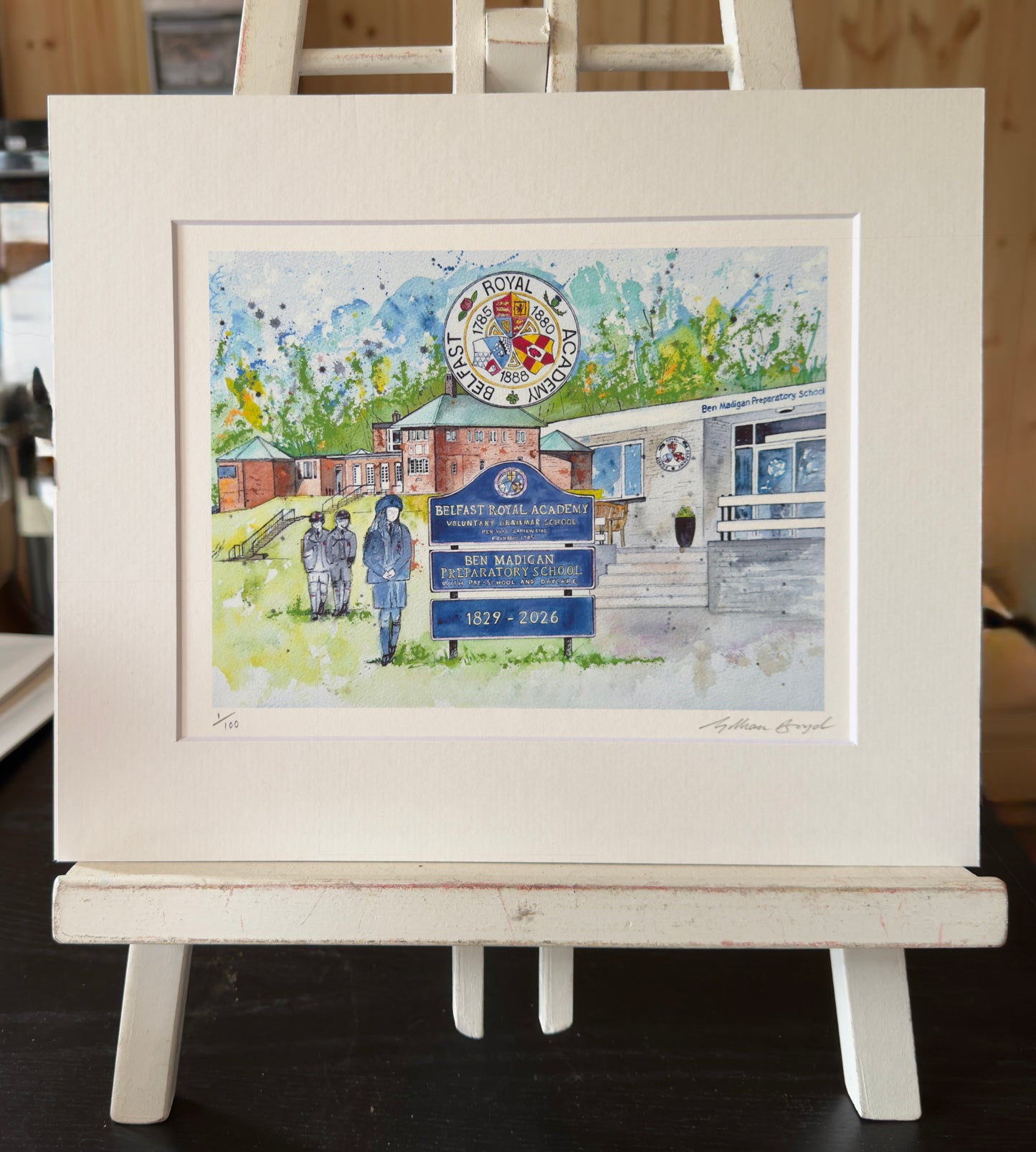 Ben Madigan Preparatory Department Signed Limited Edition Print