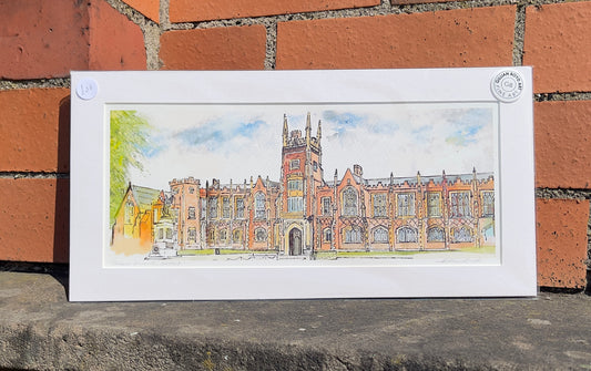 Queen's University Belfast (8x16 inches)