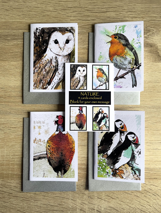 Mini card Pack - Nature Birds 1